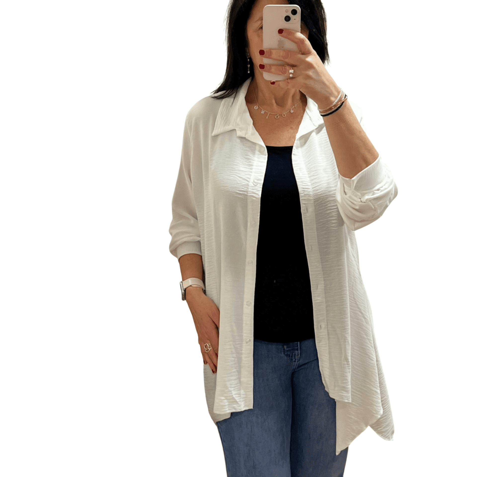 CAMISA PICOS BLANCA - 2